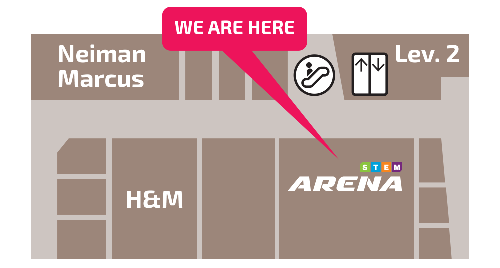 Arena STEM Location at Westfield Garden State Plaza Paramus, NJ